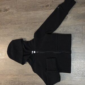 Limited Too • Cropped Sherpa Hooded Jacket